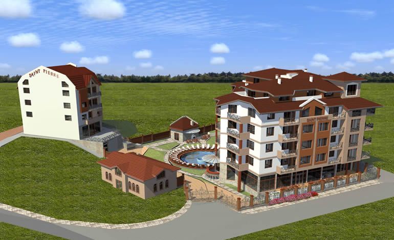 Vacation complex with winery