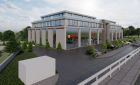 Office building with shops